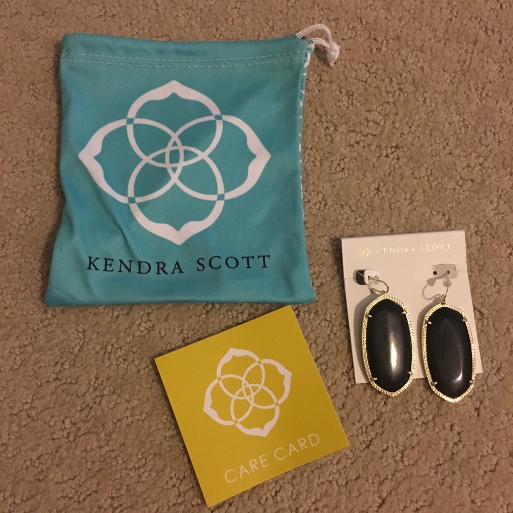 Kendra Scott Black Earrings